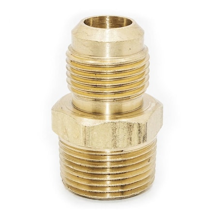 Thrifco Plumbing No. 48 1/2 Inch x 3/4 Inch Brass Flare MIP Adapter 6948020